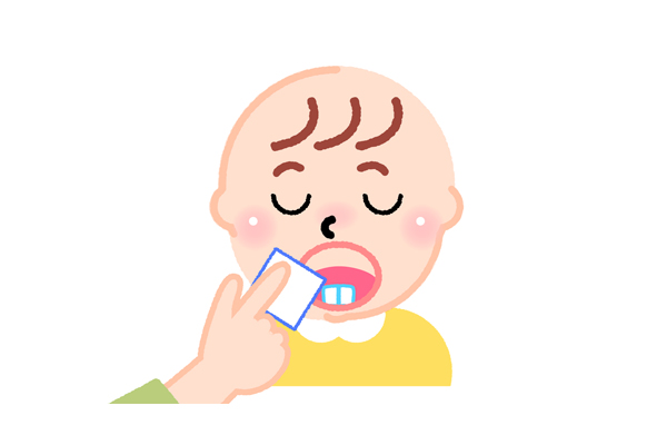 ガーゼ拭き